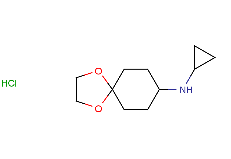 N-cyclopropyl-1,4-dioxaspiro[4.5]decan-8-amine hydrochloride