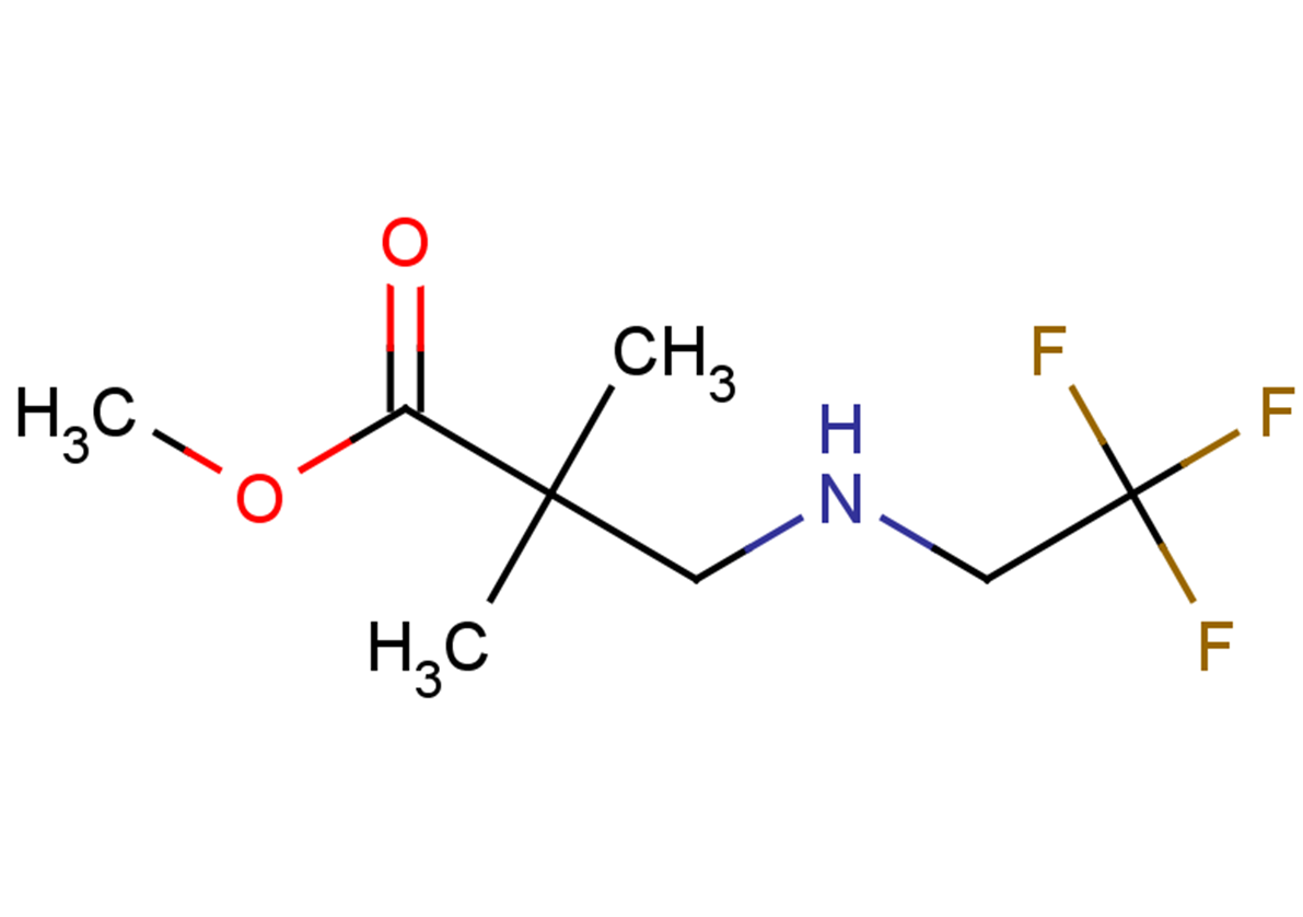 methyl 2,2-dimethyl-3-[(2,2,2-trifluoroethyl)amino]propanoate