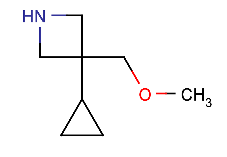 3-cyclopropyl-3-(methoxymethyl)azetidine