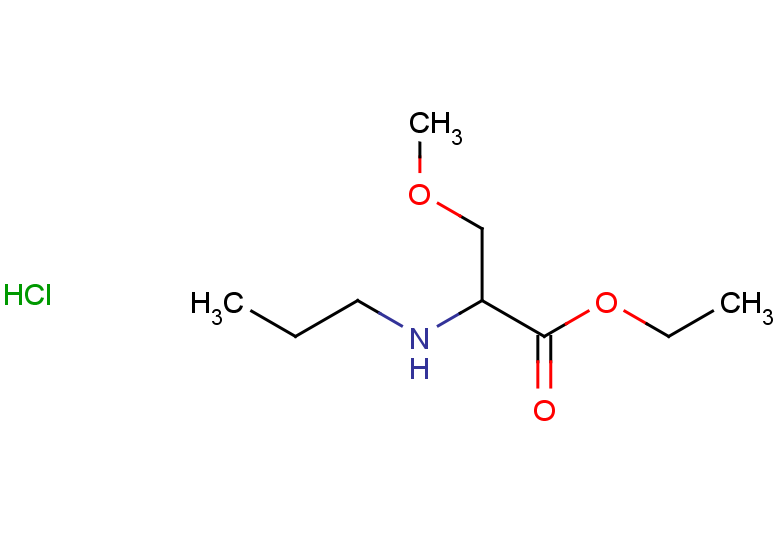 ethyl 3-methoxy-2-(propylamino)propanoate hydrochloride