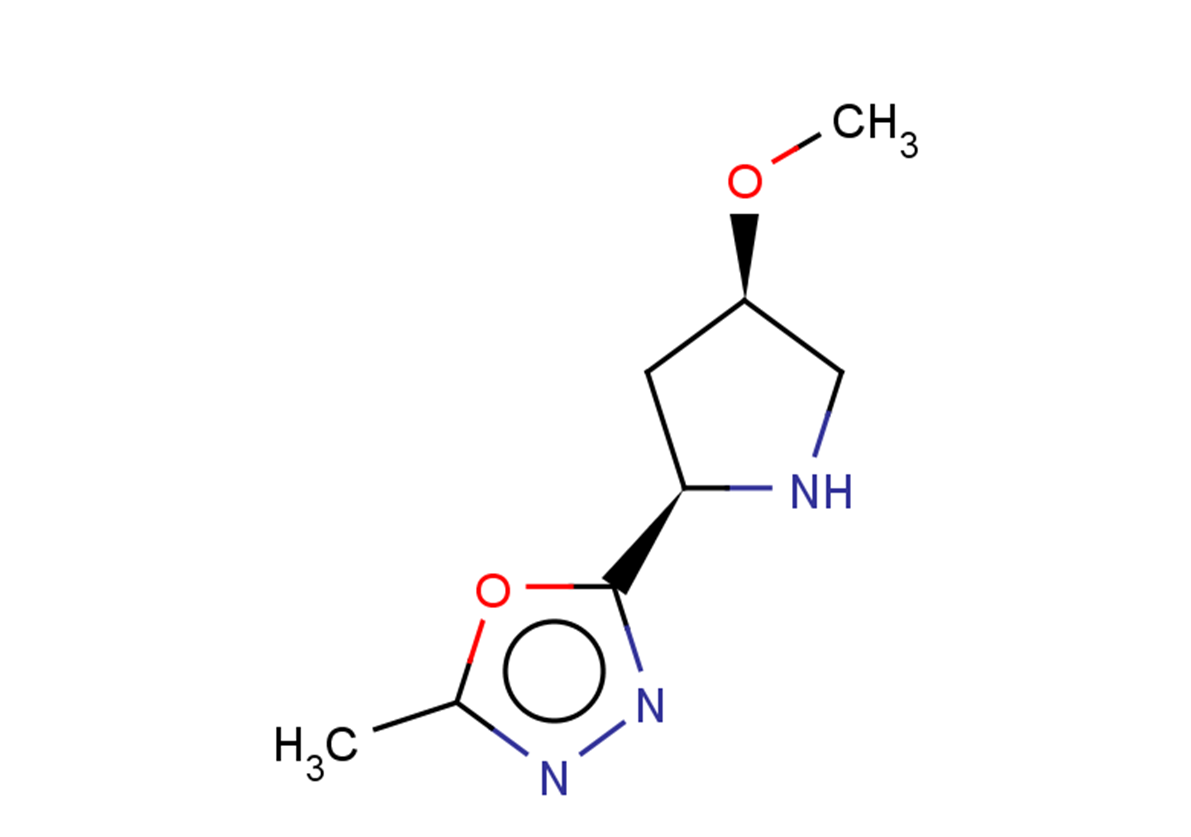 2-[(2R,4R)-4-methoxypyrrolidin-2-yl]-5-methyl-1,3,4-oxadiazole