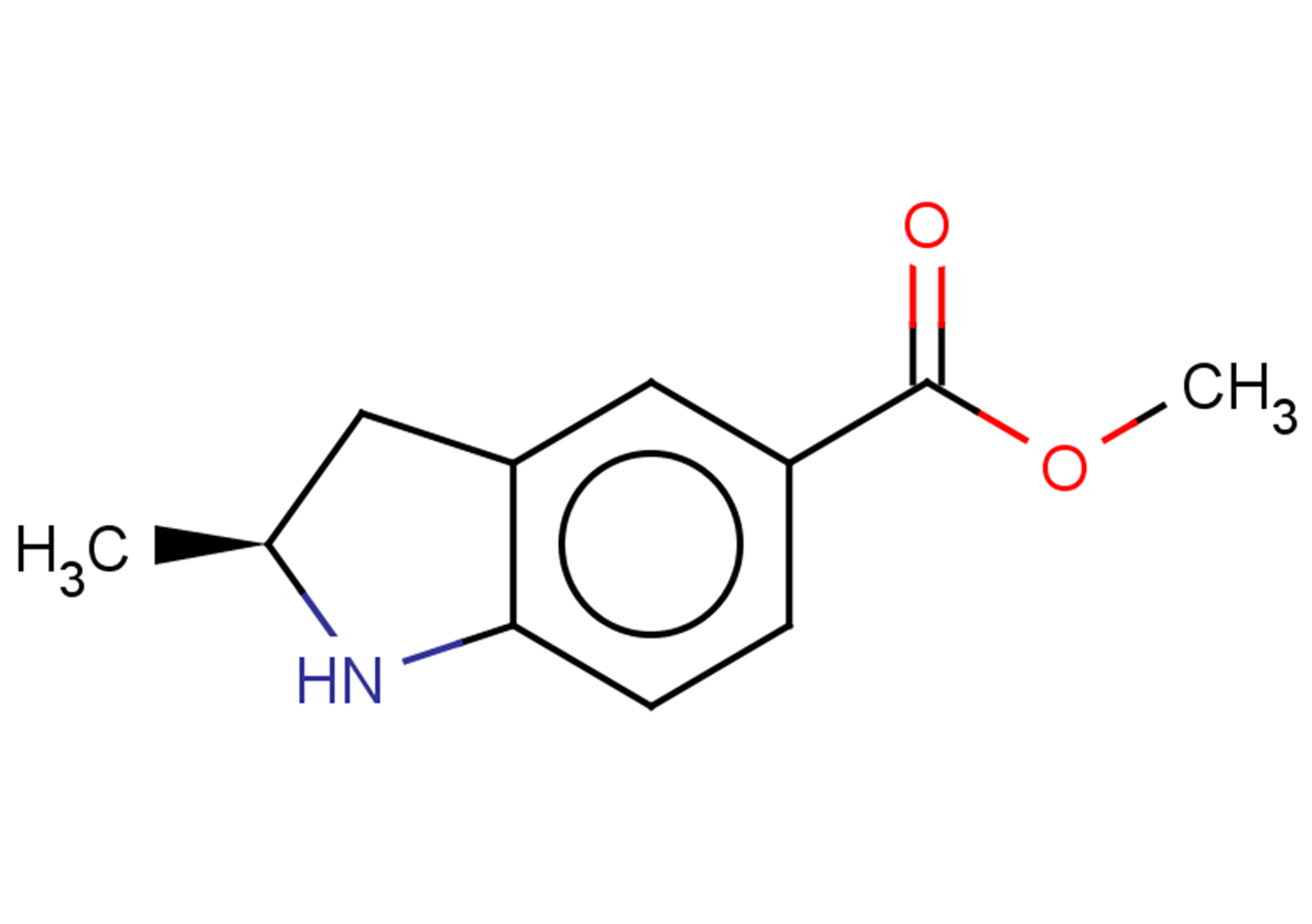 methyl (2S)-2-methyl-2,3-dihydro-1H-indole-5-carboxylate