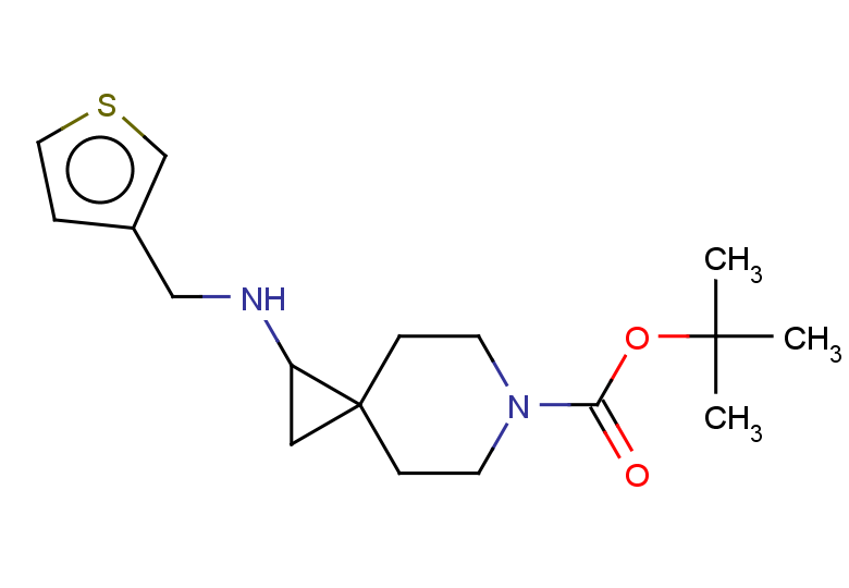 tert-butyl 1-[(thiophen-3-ylmethyl)amino]-6-azaspiro[2.5]octane-6-carboxylate