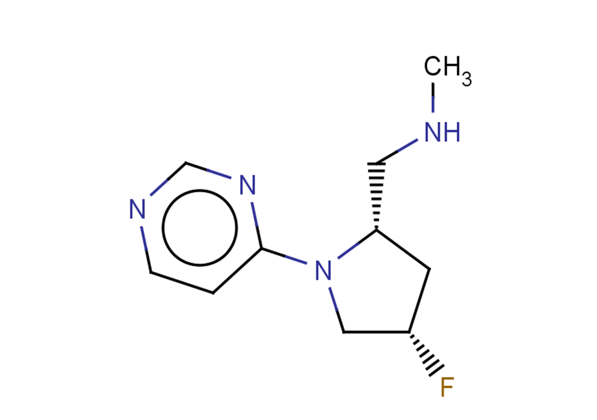 {[(2S,4S)-4-fluoro-1-(pyrimidin-4-yl)pyrrolidin-2-yl]methyl}(methyl)amine