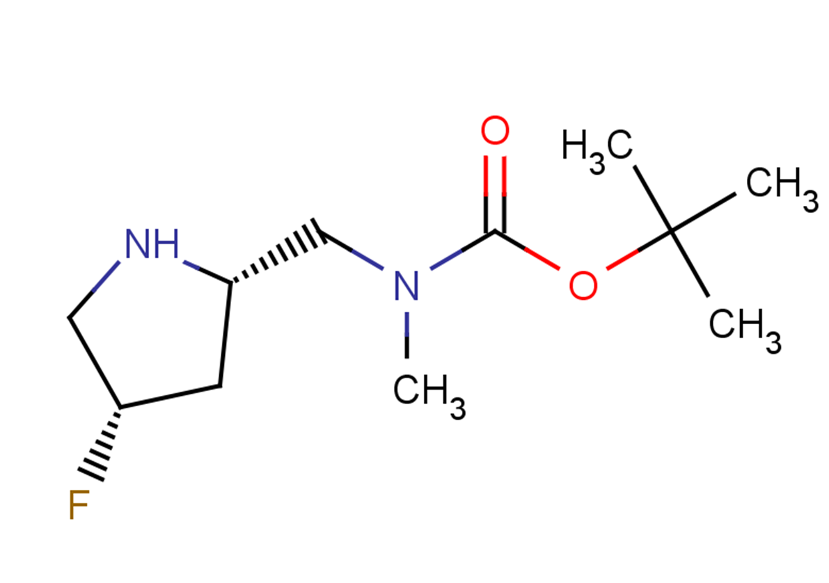 tert-butyl (((2S,4S)-4-fluoropyrrolidin-2-yl)methyl)(methyl)carbamate