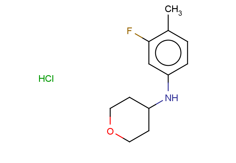 N-(3-fluoro-4-methylphenyl)oxan-4-amine hydrochloride