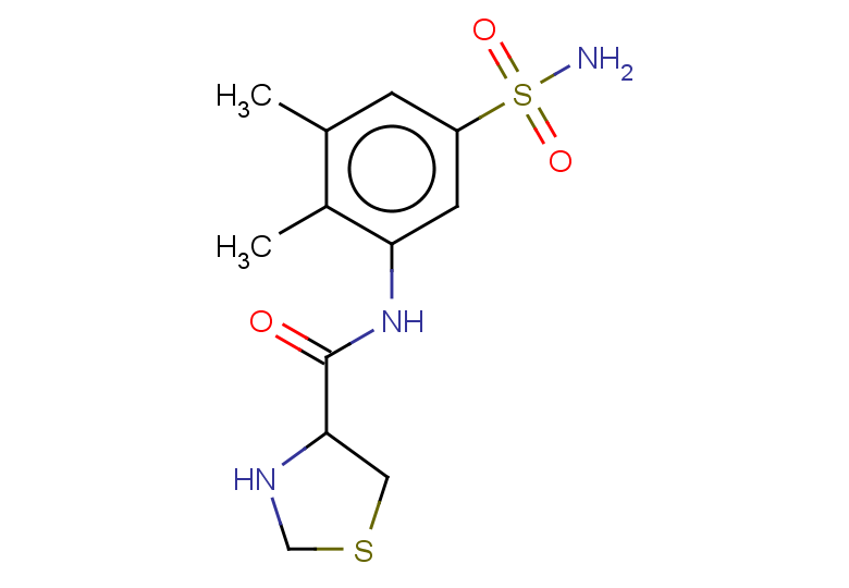 N-(2,3-dimethyl-5-sulfamoylphenyl)-1,3-thiazolidine-4-carboxamide