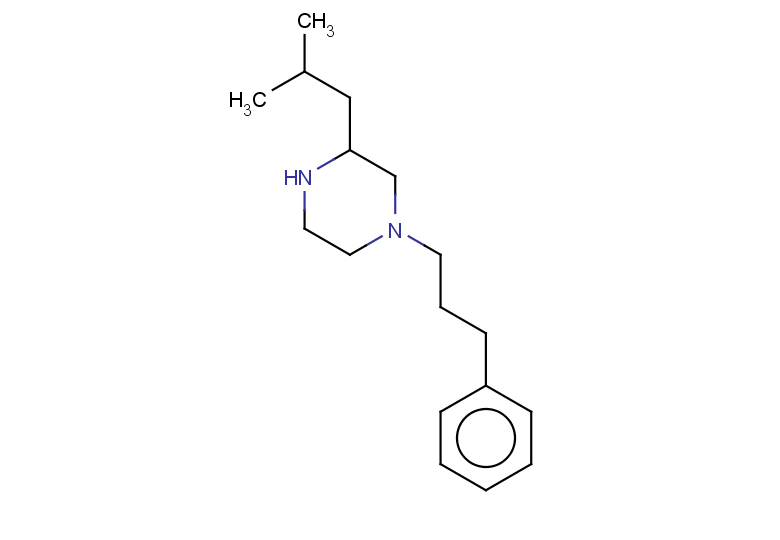 3-(2-methylpropyl)-1-(3-phenylpropyl)piperazine