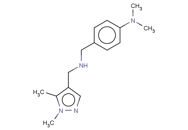 4-({[(1,5-dimethyl-1H-pyrazol-4-yl)methyl]amino}methyl)-N,N-dimethylaniline