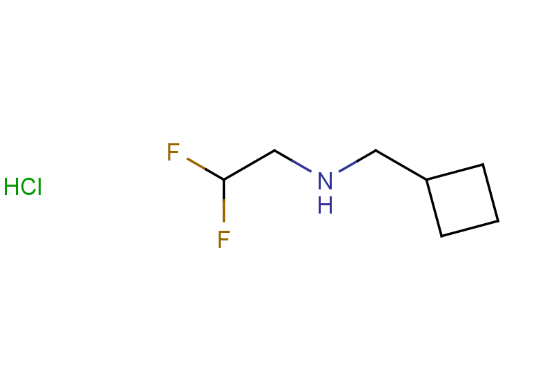 (cyclobutylmethyl)(2,2-difluoroethyl)amine hydrochloride