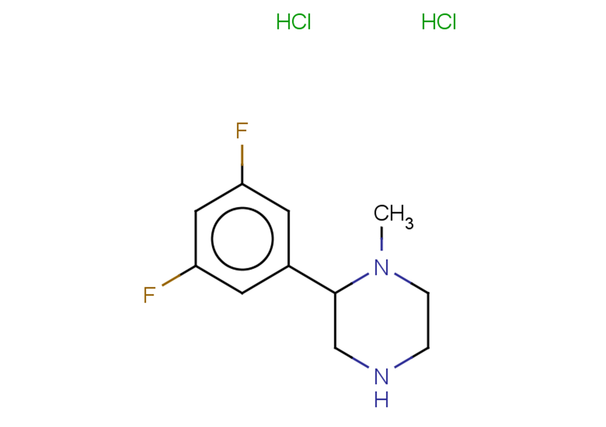 2-(3,5-difluorophenyl)-1-methylpiperazine dihydrochloride