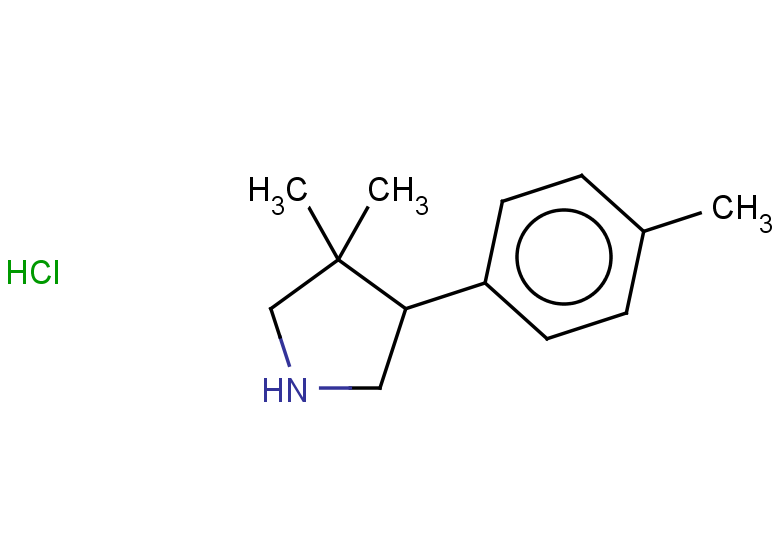 3,3-dimethyl-4-(4-methylphenyl)pyrrolidine hydrochloride