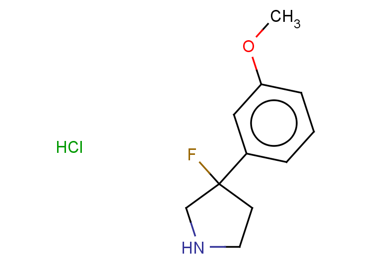 3-fluoro-3-(3-methoxyphenyl)pyrrolidine hydrochloride