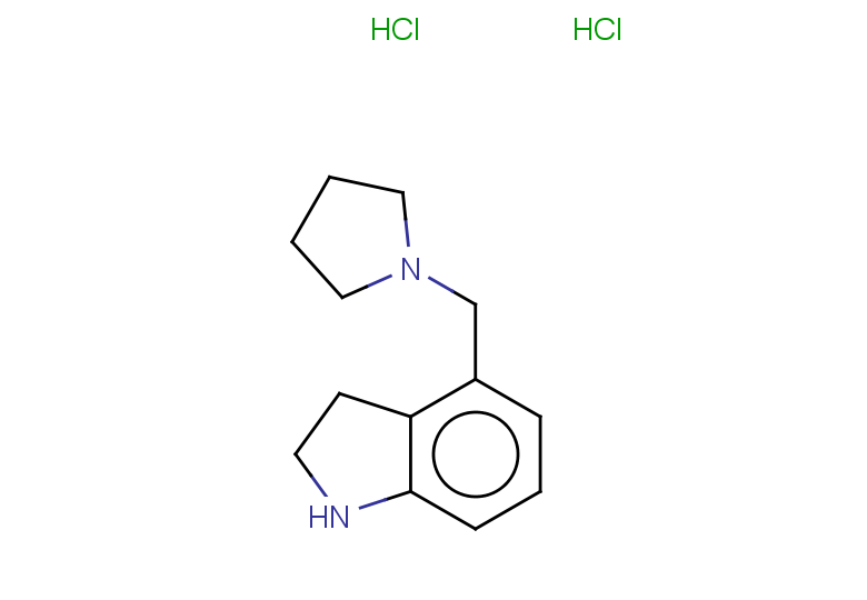 4-[(pyrrolidin-1-yl)methyl]-2,3-dihydro-1H-indole dihydrochloride