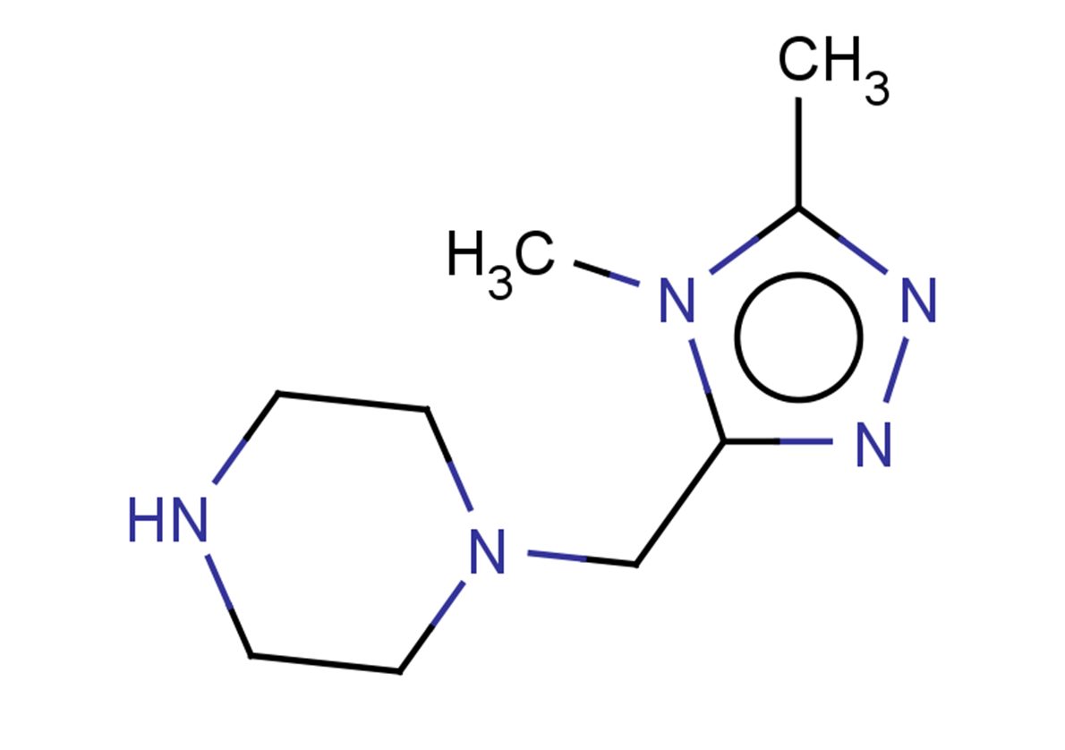 1-[(dimethyl-4H-1,2,4-triazol-3-yl)methyl]piperazine