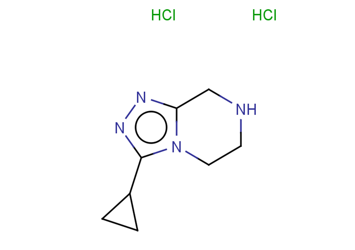 3-cyclopropyl-5H,6H,7H,8H-[1,2,4]triazolo[4,3-a]pyrazine dihydrochloride