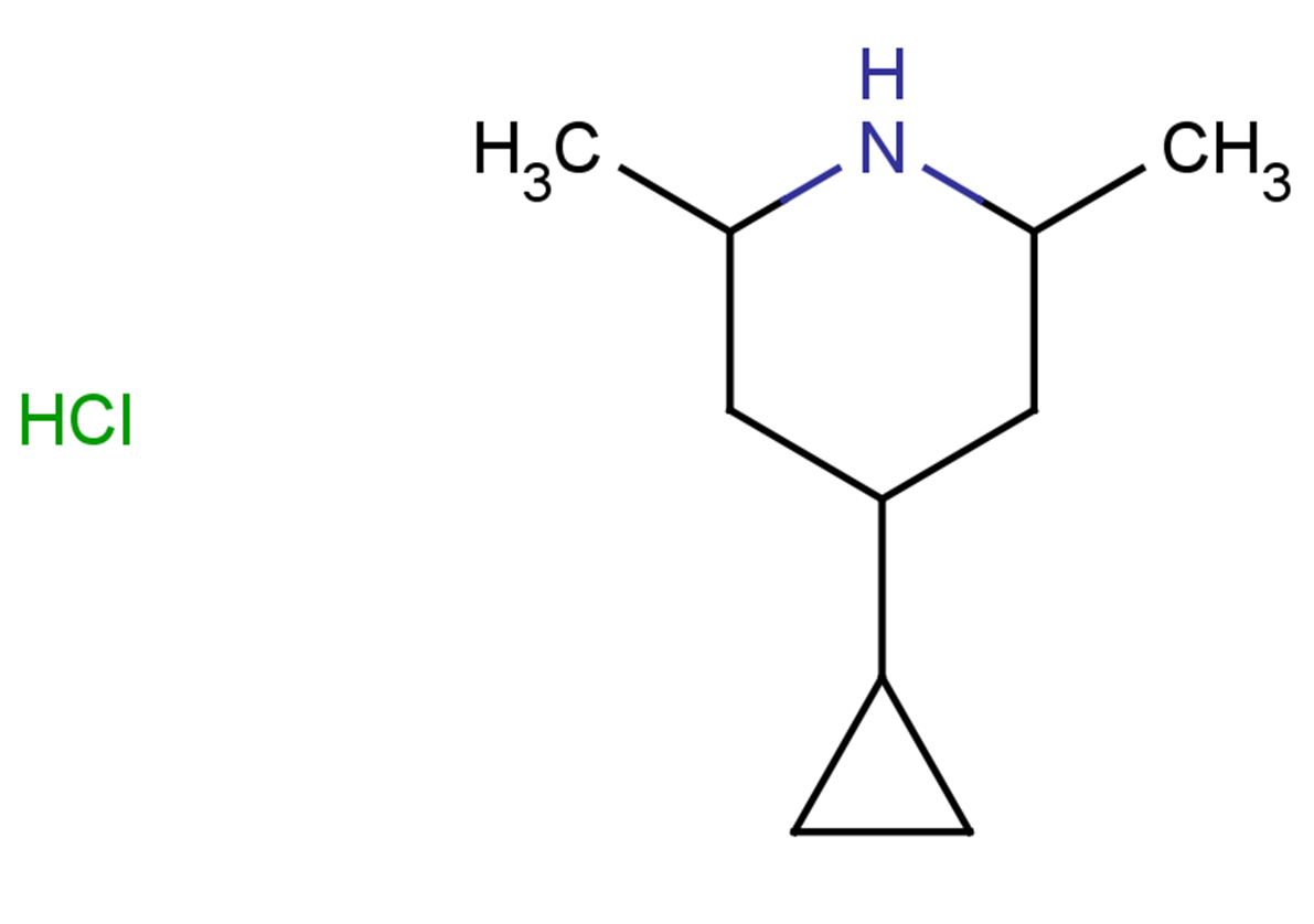4-cyclopropyl-2,6-dimethylpiperidine hydrochloride, Mixture of diastereomers