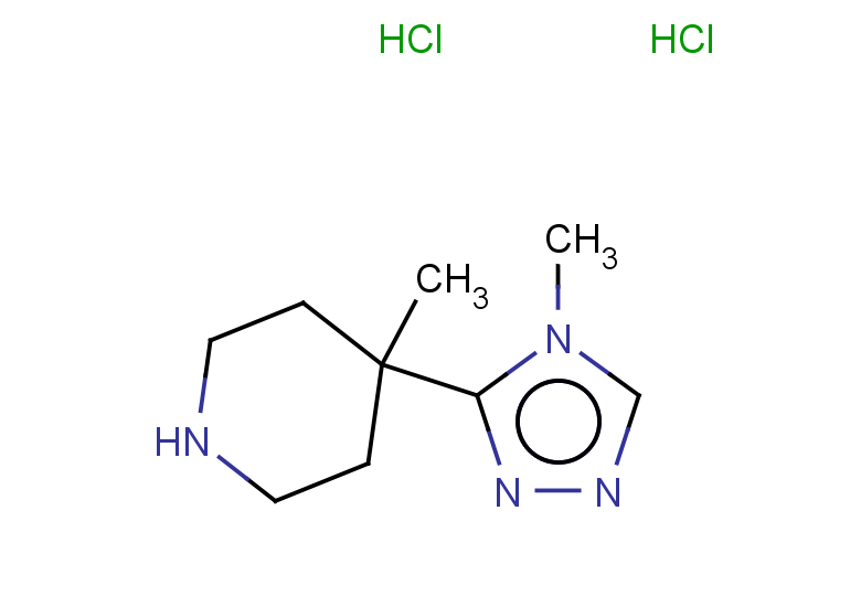 4-methyl-4-(4-methyl-4H-1,2,4-triazol-3-yl)piperidine dihydrochloride