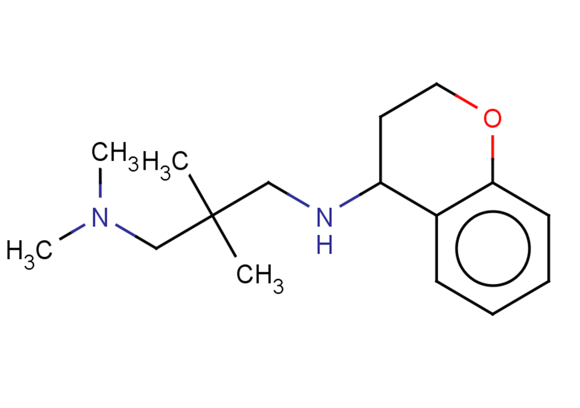 (3-[(3,4-DIHYDRO-2H-1-BENZOPYRAN-4-YL)AMINO]-2,2-DIMETHYLPROPYL)DIMETHYLA+