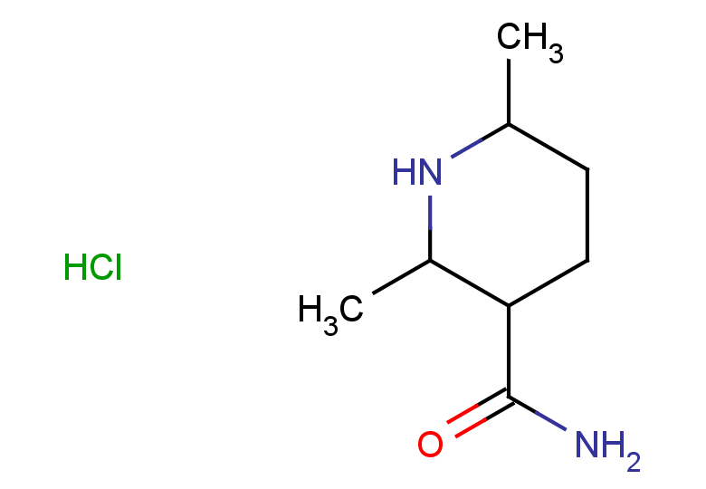 2,6-dimethylpiperidine-3-carboxamide hydrochloride, cis