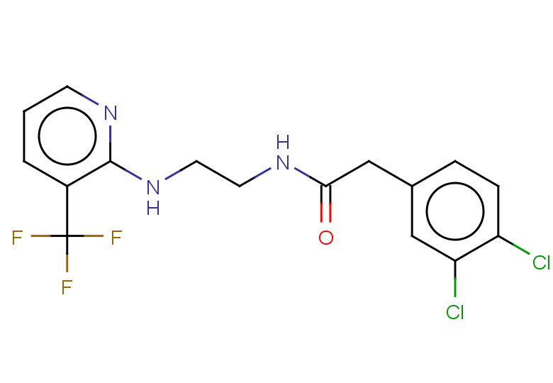 2-(3,4-dichlorophenyl)-N-(2-{[3-(trifluoromethyl)pyridin-2-yl]amino}ethyl)acetamide