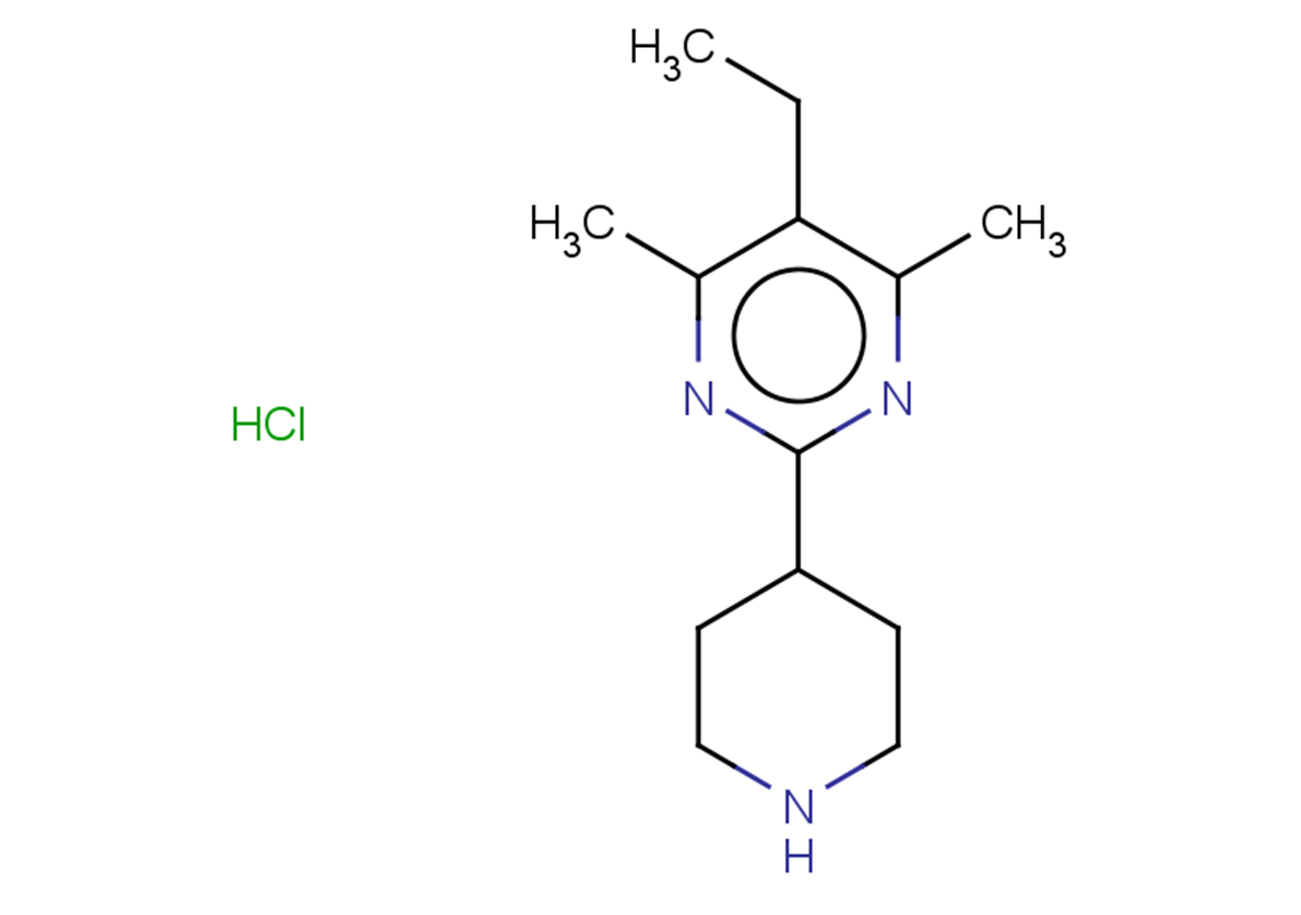 5-ethyl-4,6-dimethyl-2-(piperidin-4-yl)pyrimidine hydrochloride