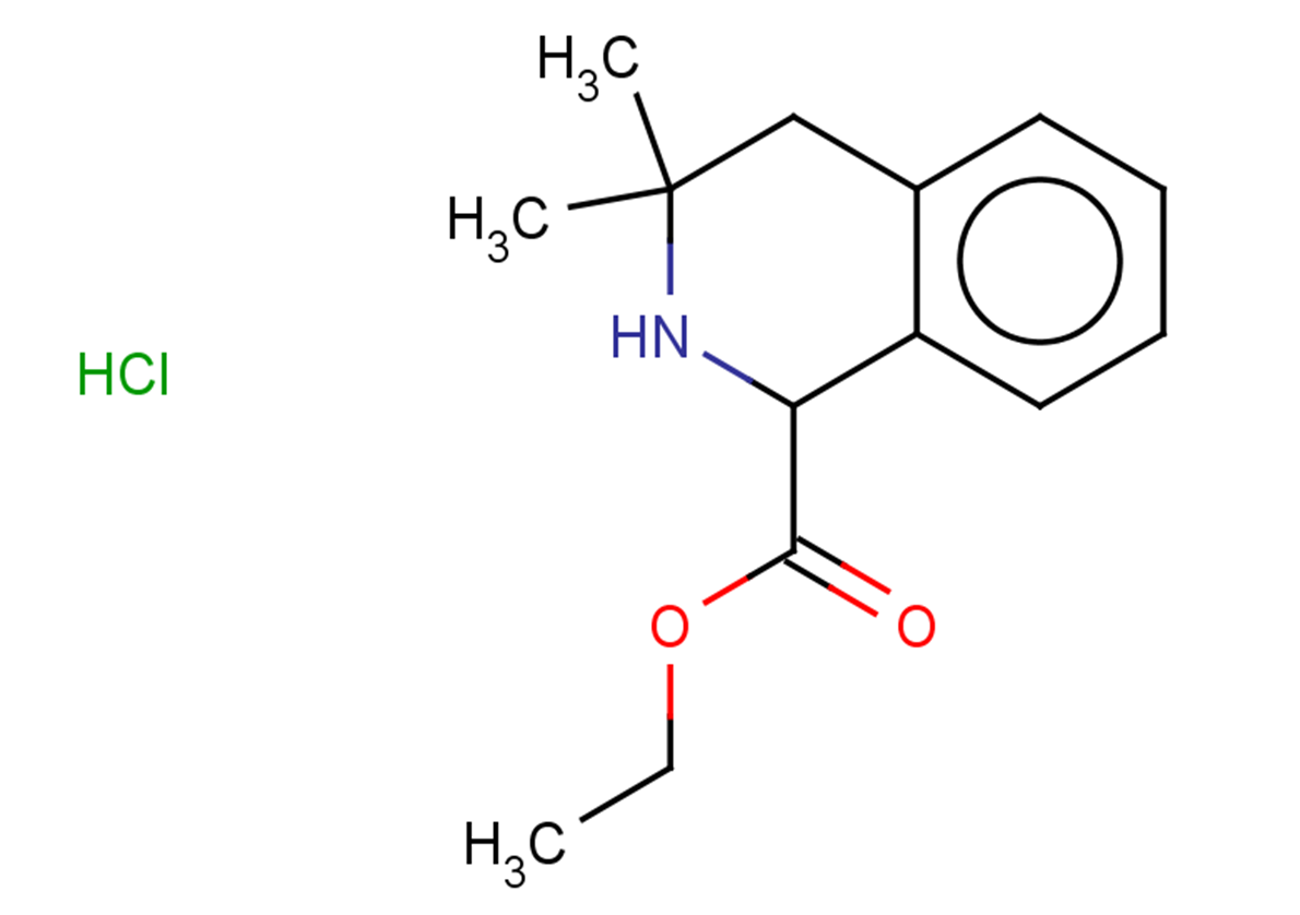 ethyl 3,3-dimethyl-1,2,3,4-tetrahydroisoquinoline-1-carboxylate hydrochloride