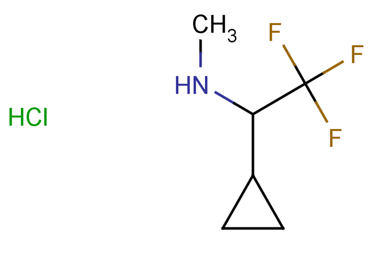 (1-cyclopropyl-2,2,2-trifluoroethyl)(methyl)amine hydrochloride