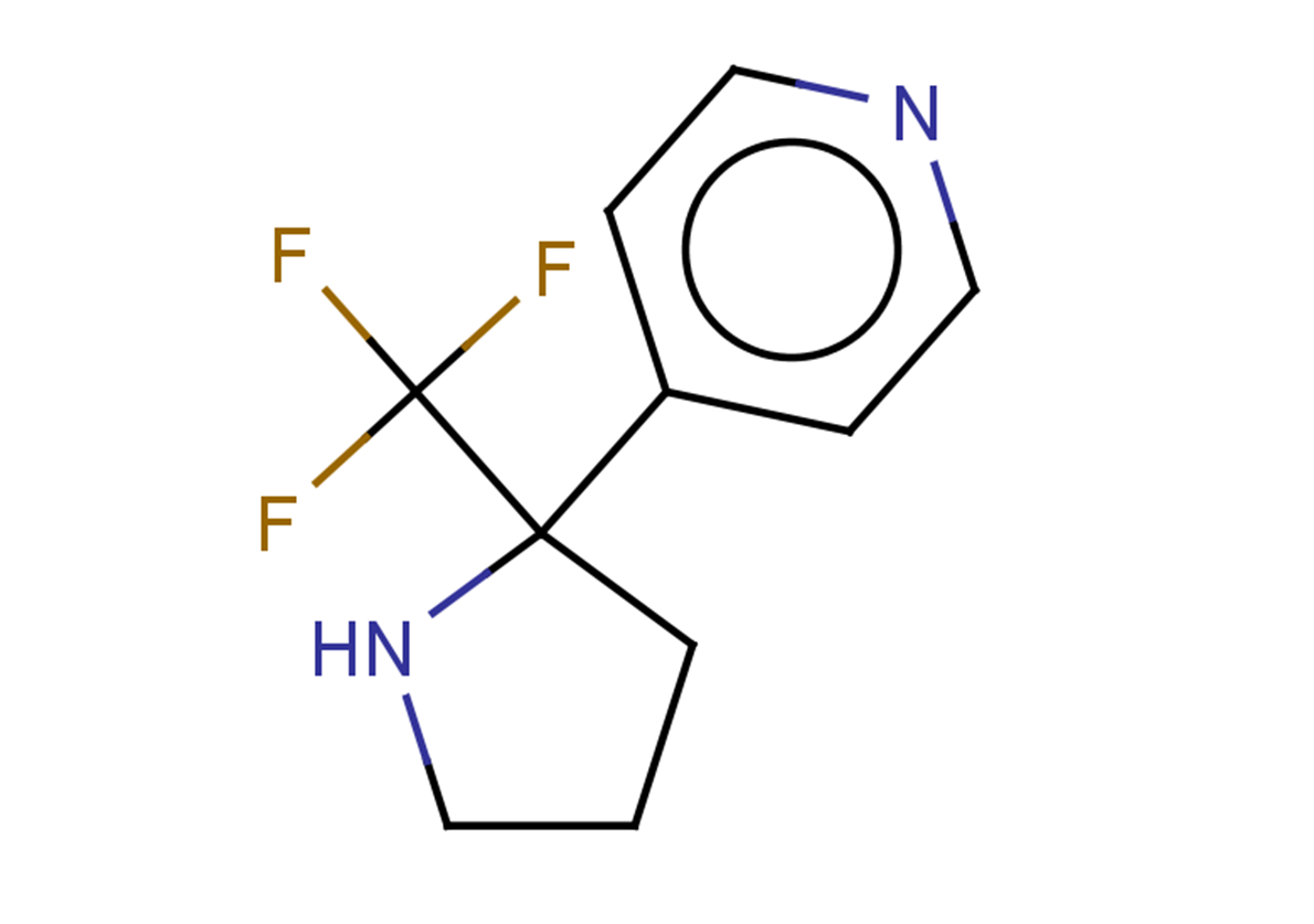 4-[2-(trifluoromethyl)pyrrolidin-2-yl]pyridine