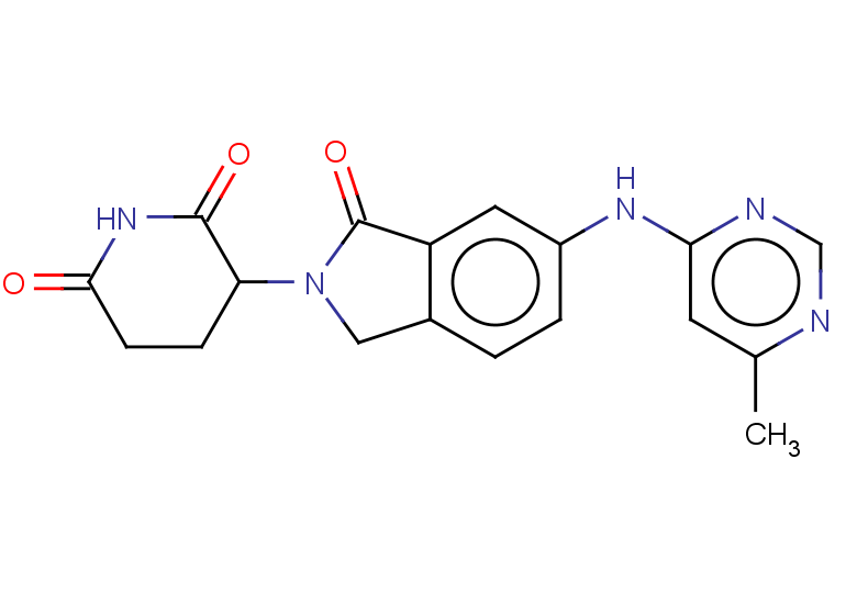 3-{6-[(6-methylpyrimidin-4-yl)amino]-1-oxo-2,3-dihydro-1H-isoindol-2-yl}piperidine-2,6-dione