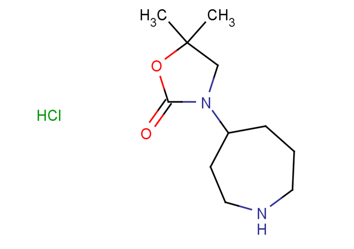 3-(azepan-4-yl)-5,5-dimethyl-1,3-oxazolidin-2-one hydrochloride