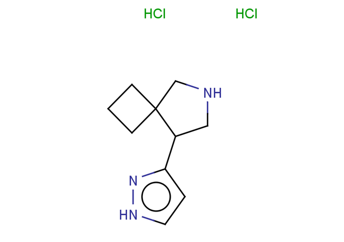 8-(1H-pyrazol-3-yl)-6-azaspiro[3.4]octane dihydrochloride