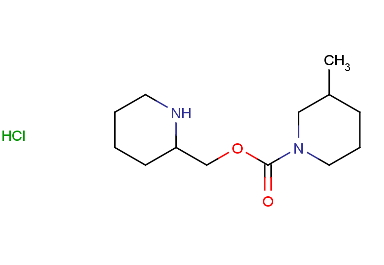 piperidin-2-ylmethyl 3-methylpiperidine-1-carboxylate hydrochloride