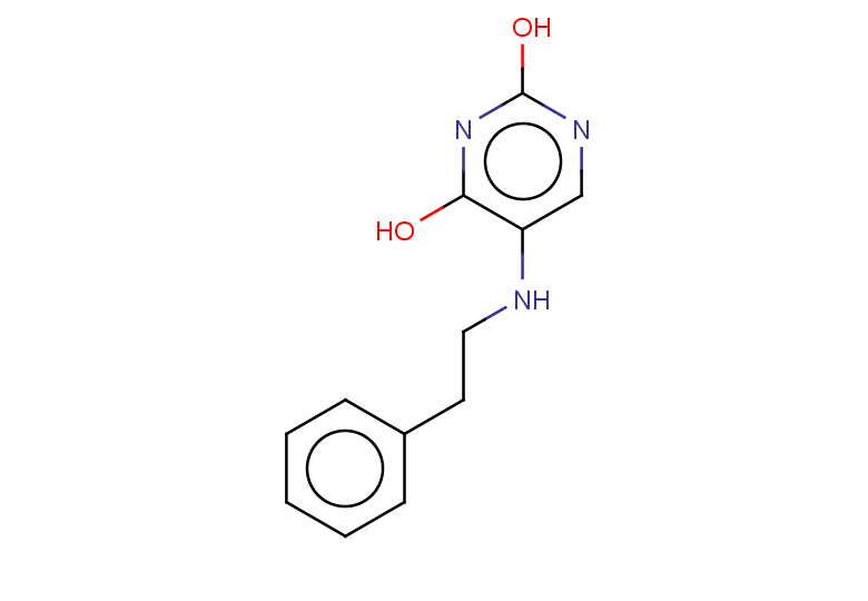 5-[(2-phenylethyl)amino]pyrimidine-2,4-diol