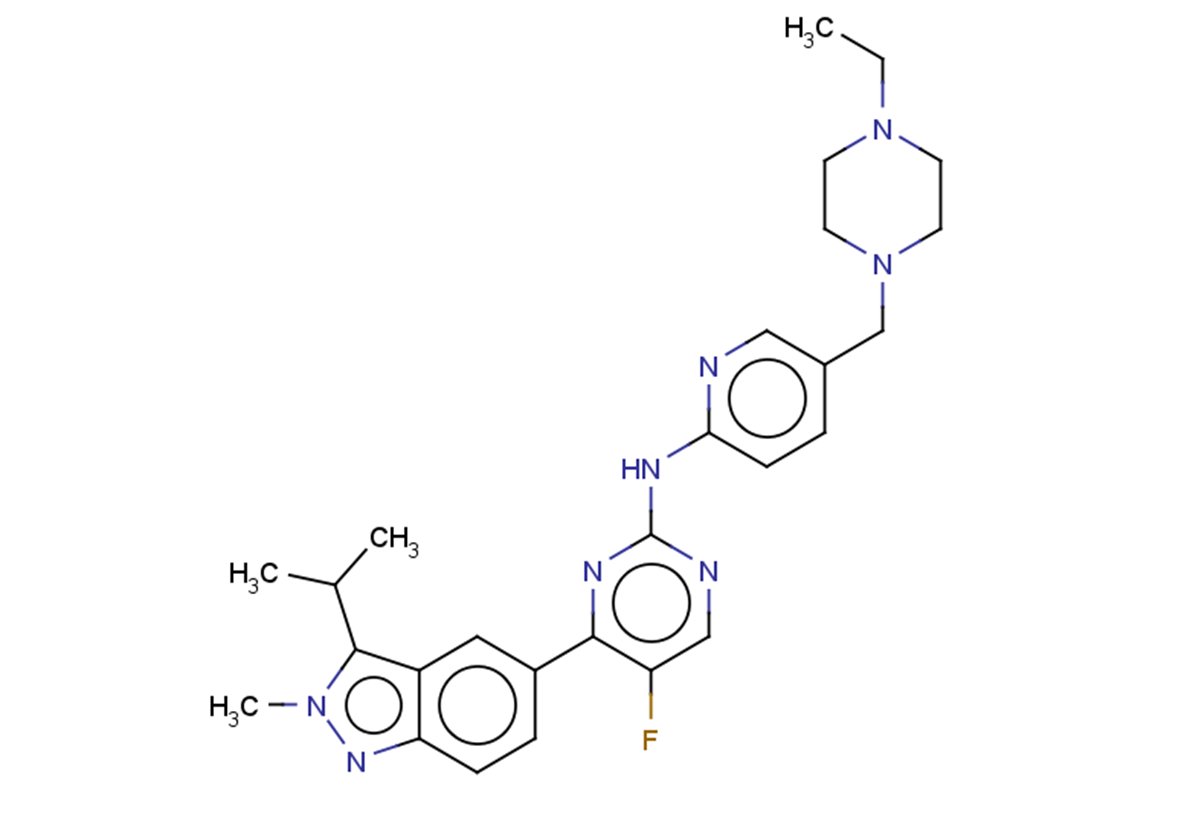 N-{5-[(4-ethylpiperazin-1-yl)methyl]pyridin-2-yl}-5-fluoro-4-[2-methyl-3-(propan-2-yl)-2H-indazol-5-yl]pyrimidin-2-amine