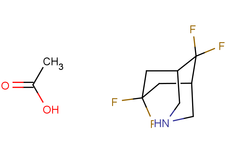 7,7,9,9-tetrafluoro-3-azabicyclo[3.3.1]nonane, acetic acid