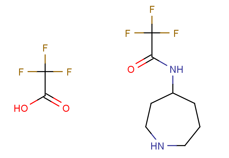 N-(azepan-4-yl)-2,2,2-trifluoroacetamide, trifluoroacetic acid