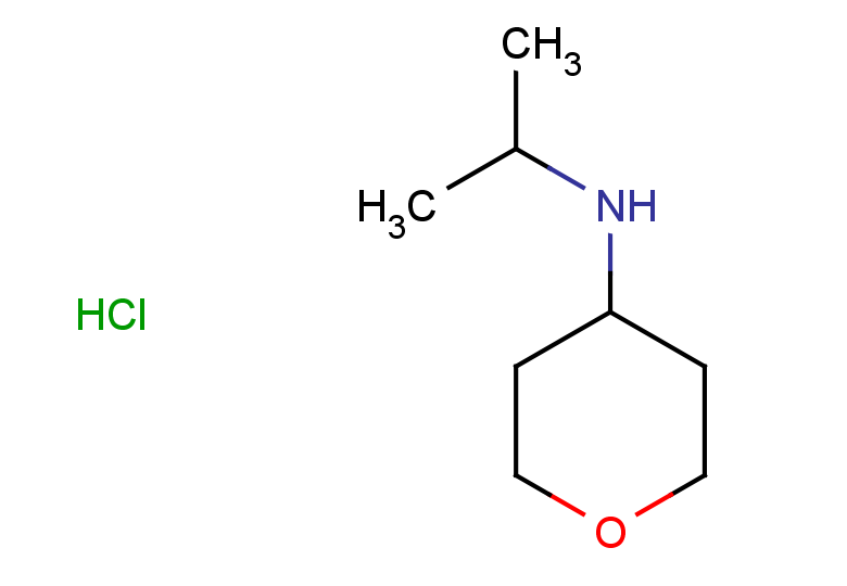 N-(propan-2-yl)oxan-4-amine hydrochloride