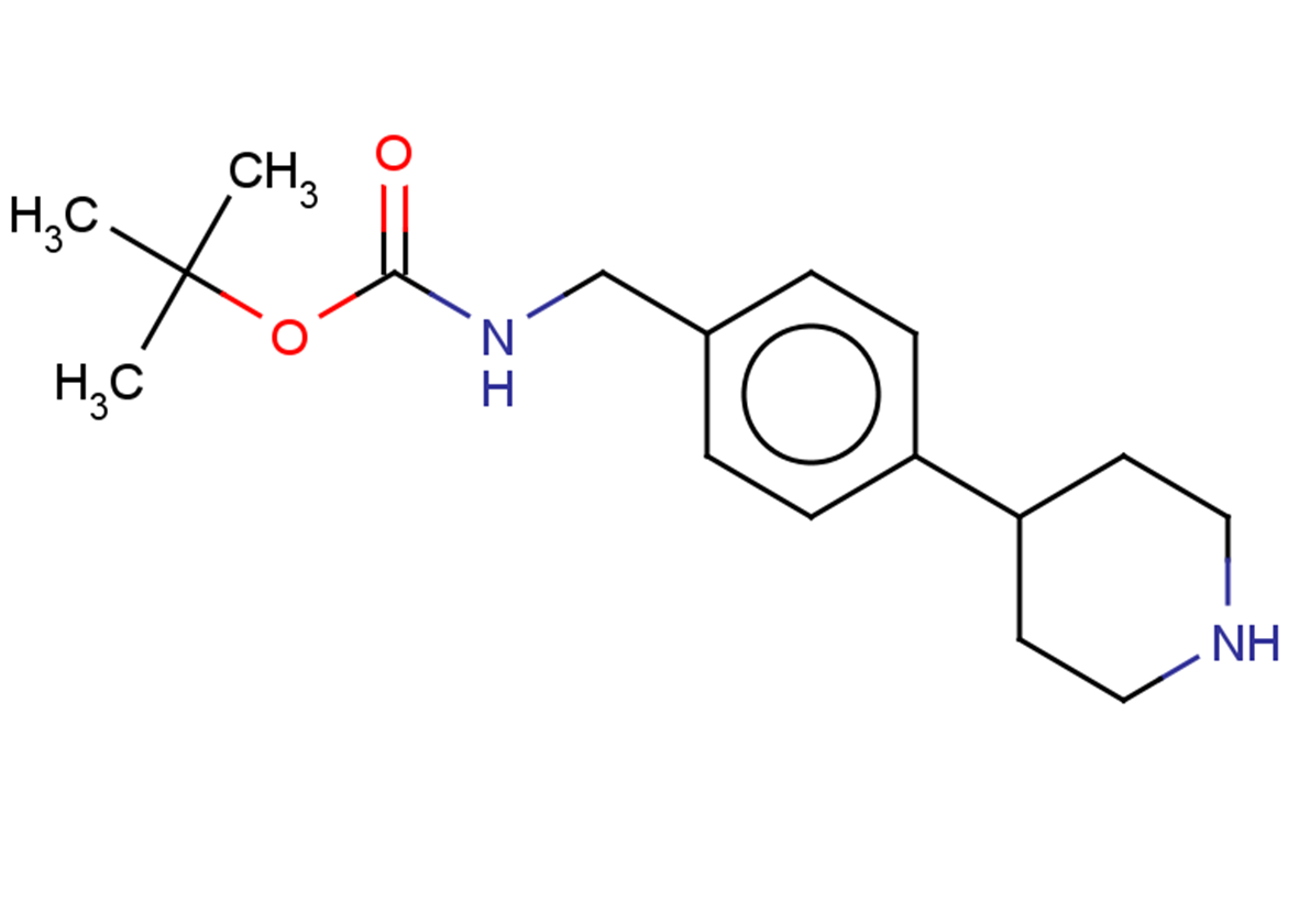 tert-butyl N-{[4-(piperidin-4-yl)phenyl]methyl}carbamate