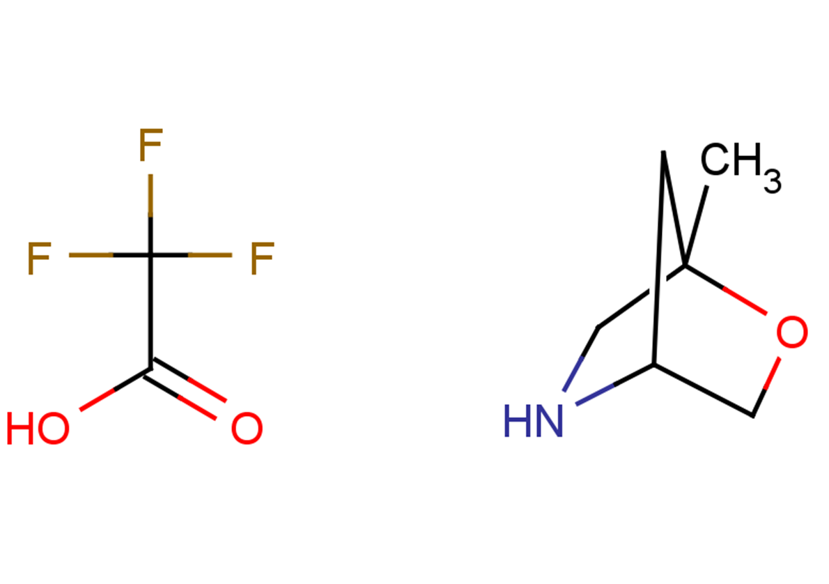 1-methyl-2-oxa-5-azabicyclo[2.2.1]heptane, trifluoroacetic acid