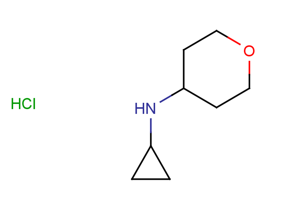 N-cyclopropyloxan-4-amine hydrochloride