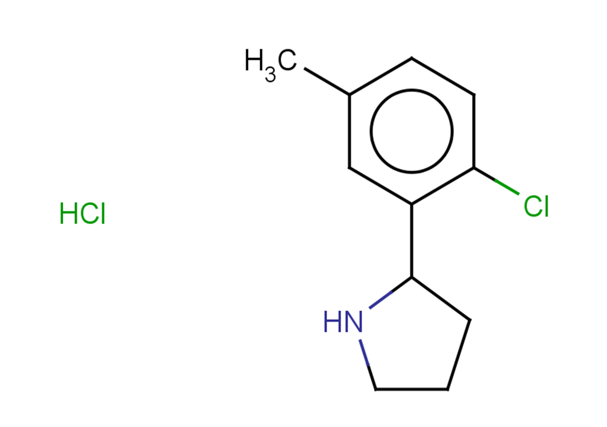 2-(2-chloro-5-methylphenyl)pyrrolidine hydrochloride