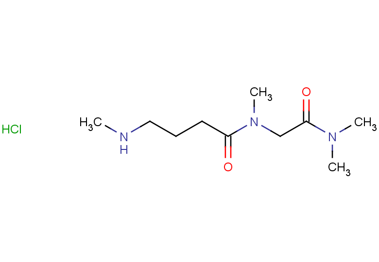 N-[(dimethylcarbamoyl)methyl]-N-methyl-4-(methylamino)butanamide hydrochloride