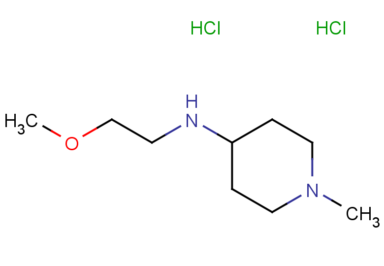 N-(2-methoxyethyl)-1-methylpiperidin-4-amine dihydrochloride