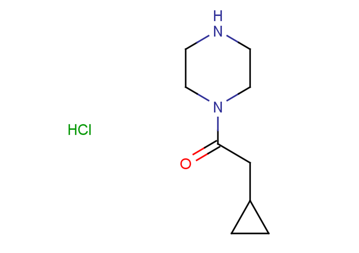 2-cyclopropyl-1-(piperazin-1-yl)ethan-1-one hydrochloride