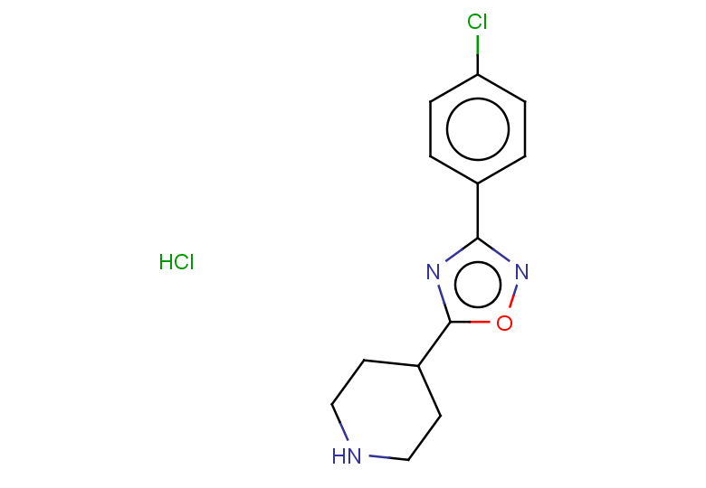 4-[3-(4-chlorophenyl)-1,2,4-oxadiazol-5-yl]piperidine hydrochloride