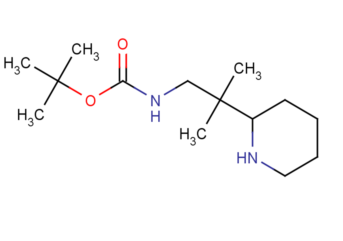 tert-butyl N-[2-methyl-2-(piperidin-2-yl)propyl]carbamate