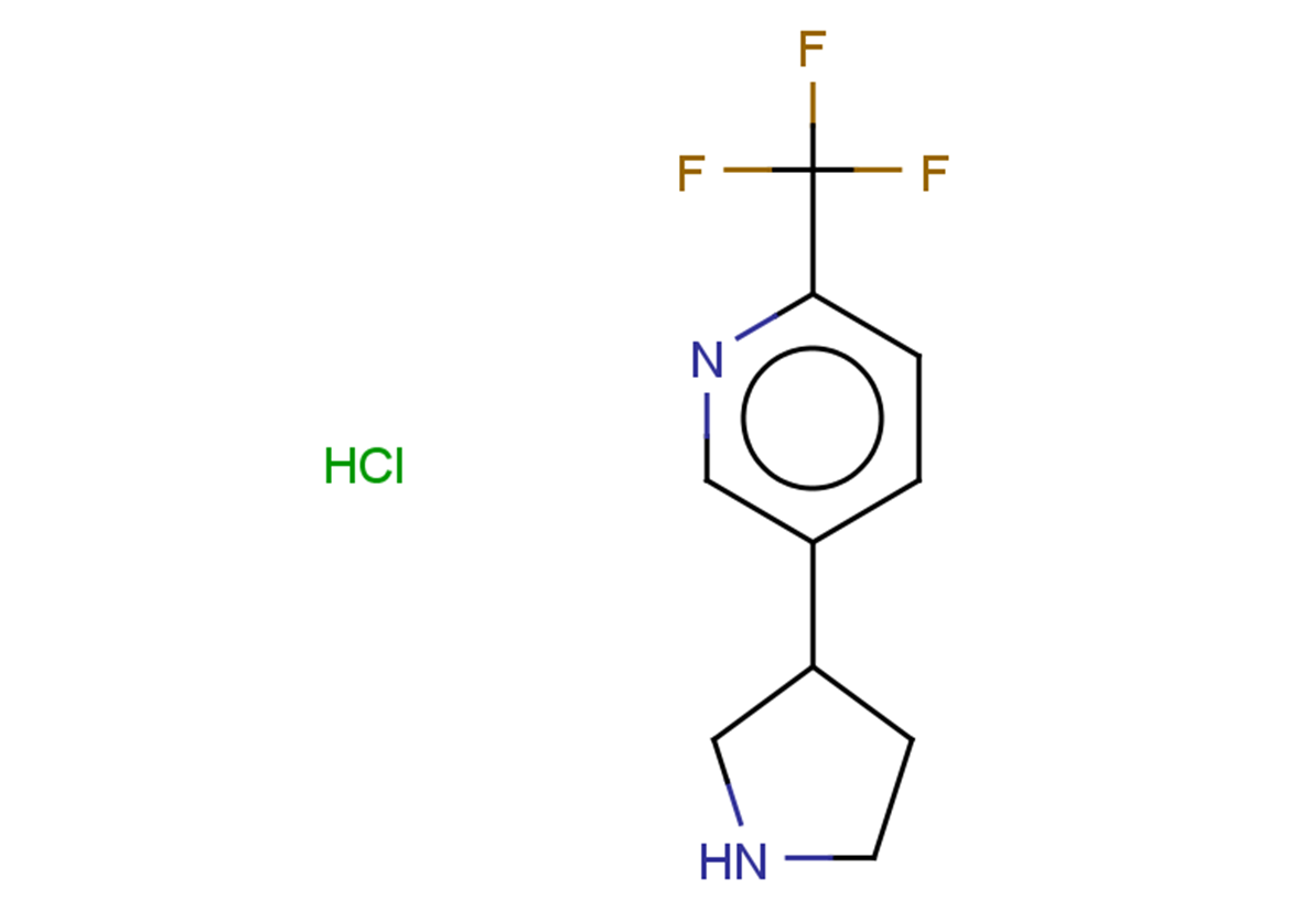 5-(pyrrolidin-3-yl)-2-(trifluoromethyl)pyridine hydrochloride