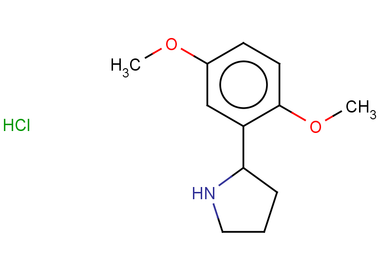 2-(2,5-dimethoxyphenyl)pyrrolidine hydrochloride