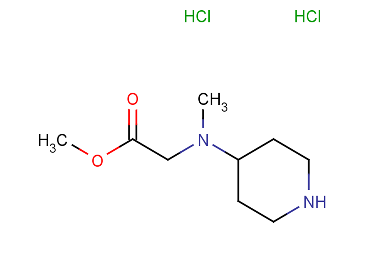 methyl 2-[methyl(piperidin-4-yl)amino]acetate dihydrochloride